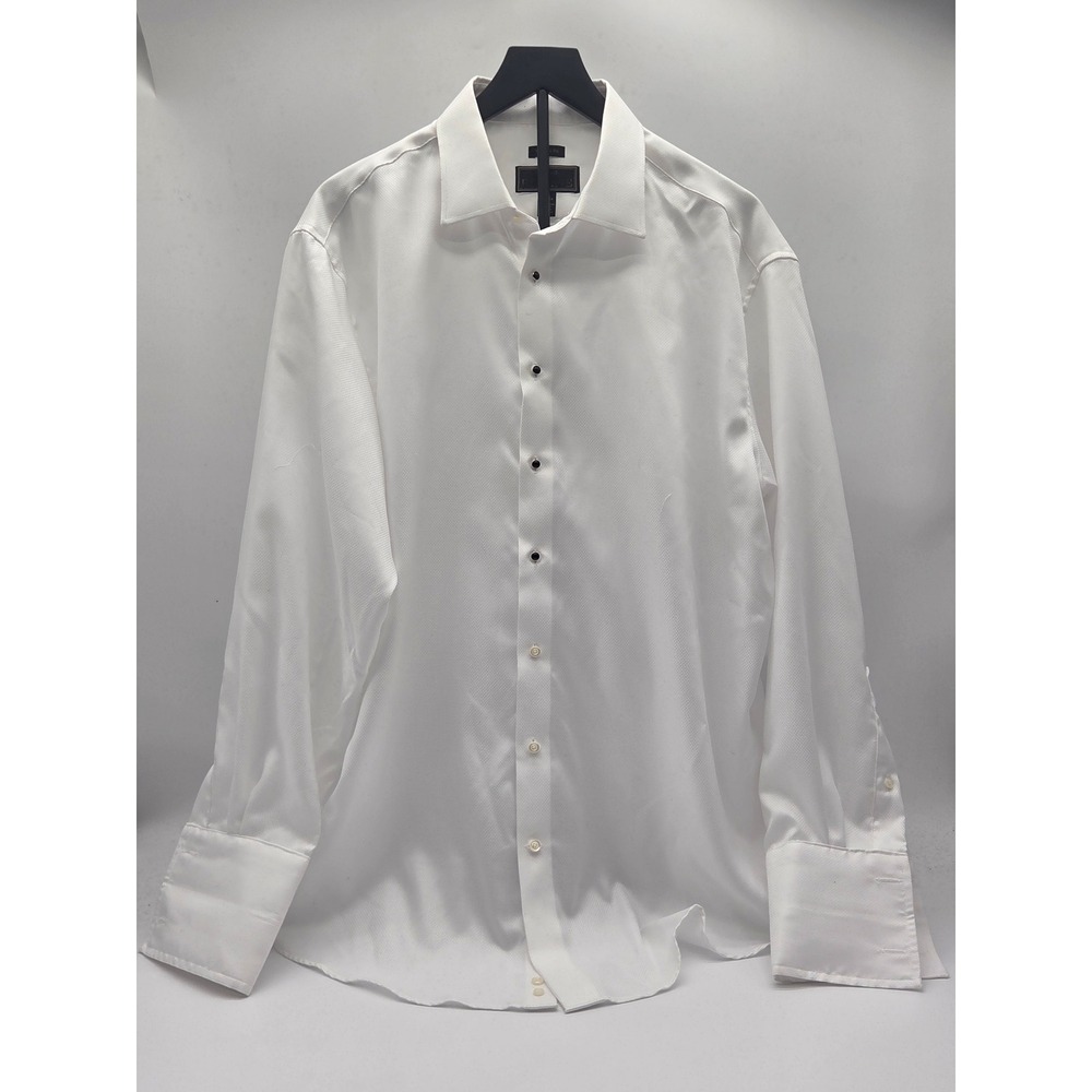 Jos. A. Bank Reserve Men's 17 1/2 34 Tailored Fit White Shirt 101-761